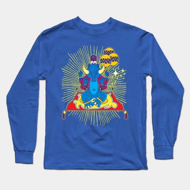 Elephant God Long Sleeve T-Shirt by Daletheskater